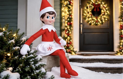 Poseable elf the shelf - on,