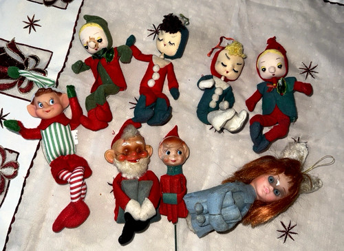 Vintage christmas japan felt - vintage,