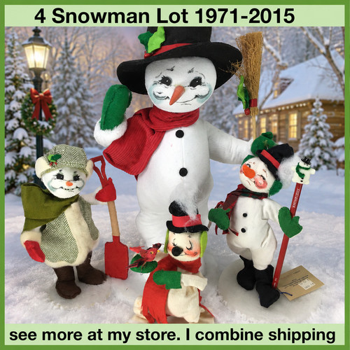 Annalee snowman poseable - annalee,